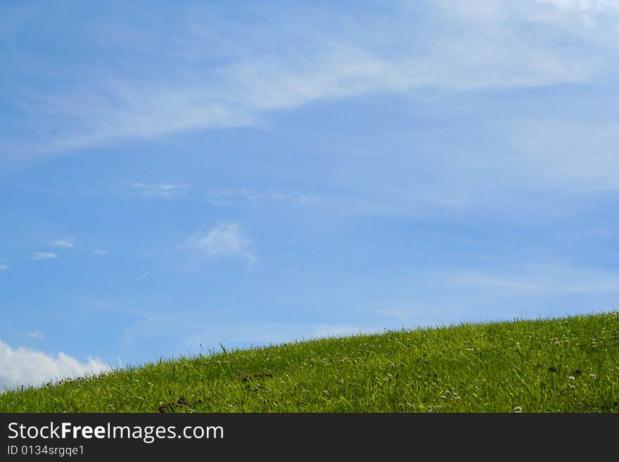 A beautiful  summer day photograph. A beautiful  summer day photograph