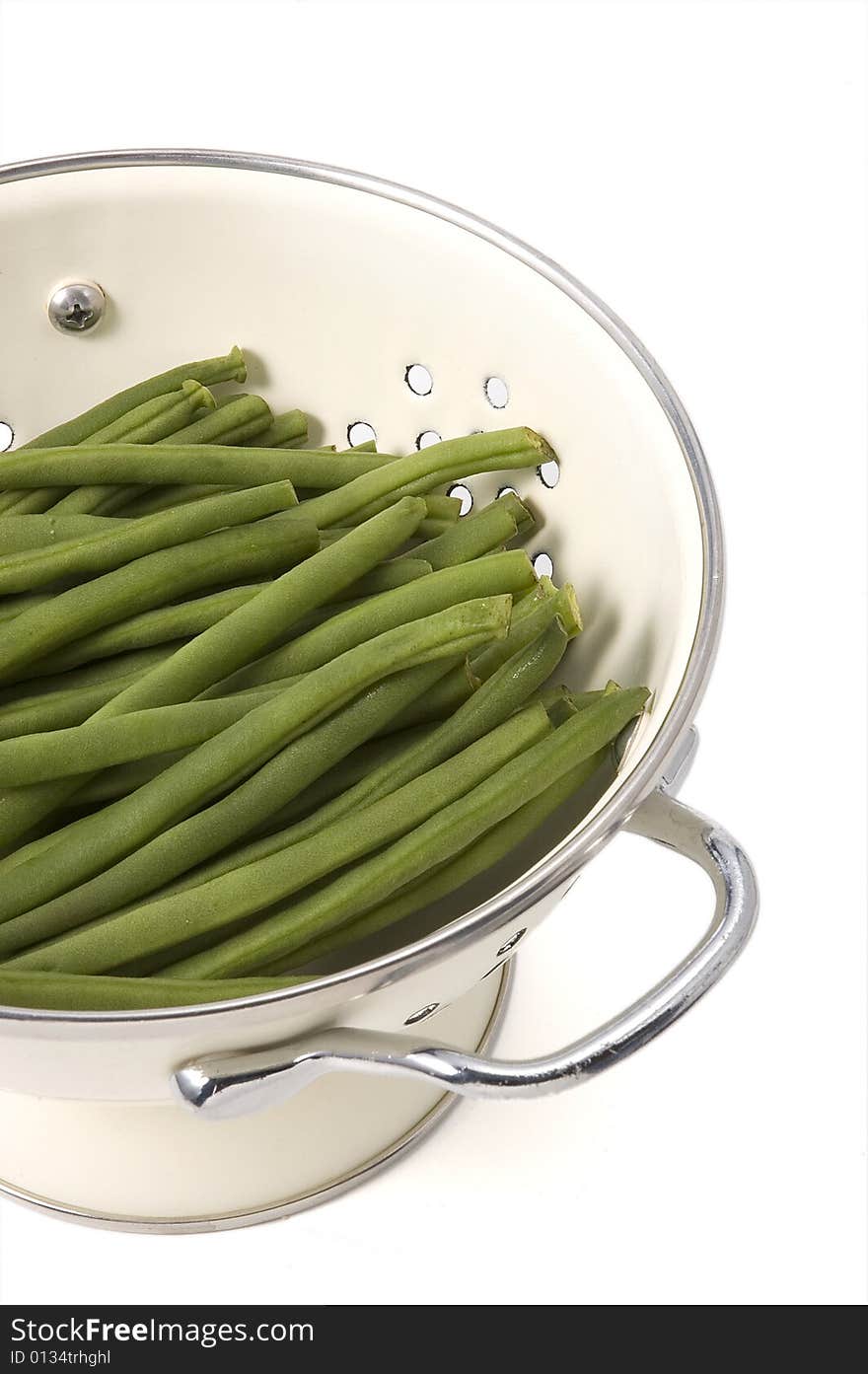 Green Beans in Colander