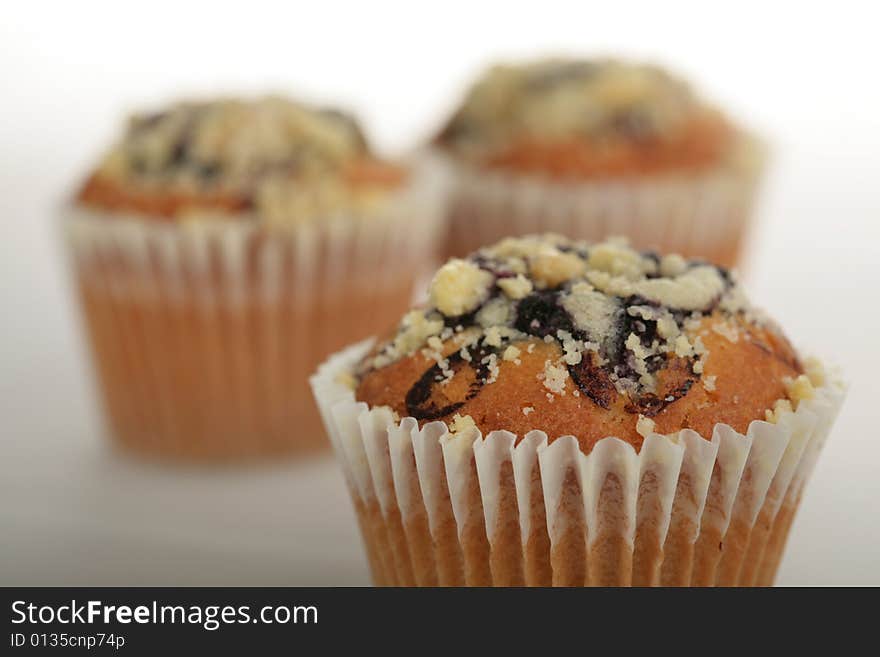 Muffins chocolate desert (macro image)