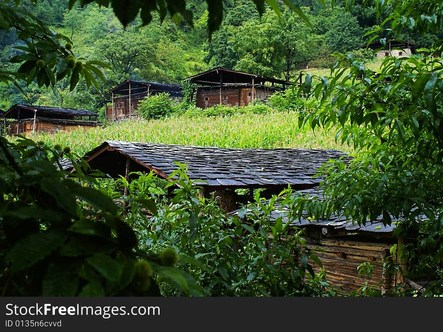 Cottage of the Dulong nationality