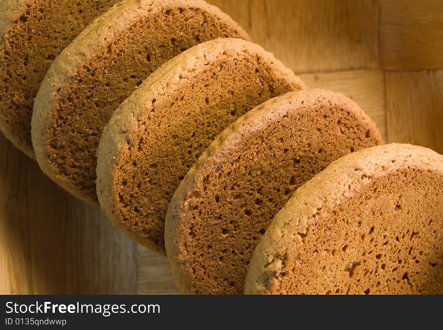 Biscuits on a plate