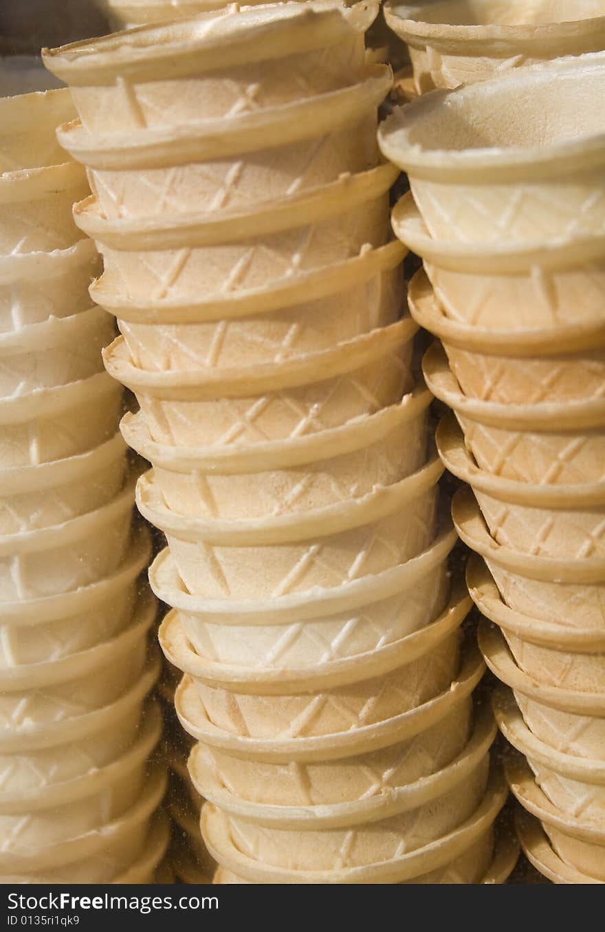 Ice cream wafer cups