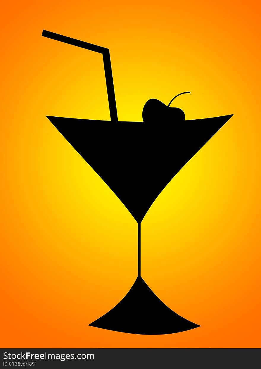 Cocktail silhouette