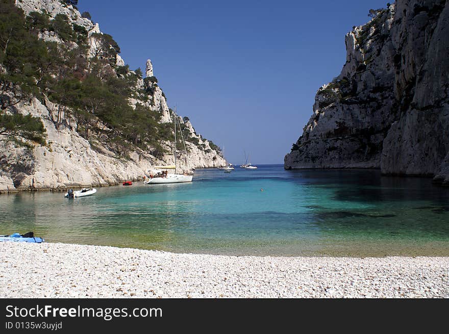 Calanque d en Vau, France