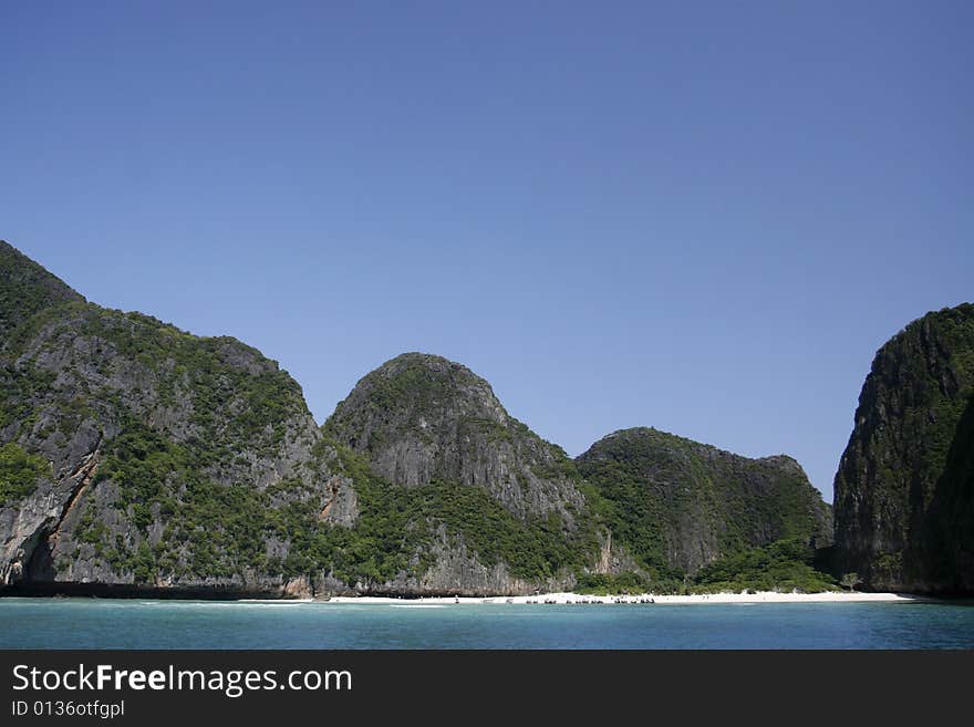 A fantastic seascape at Phukett in Thailand. A fantastic seascape at Phukett in Thailand