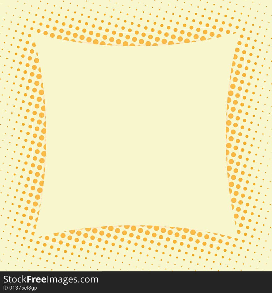 Halftone frame