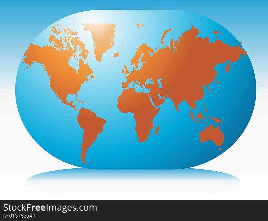 World map vector illustration background