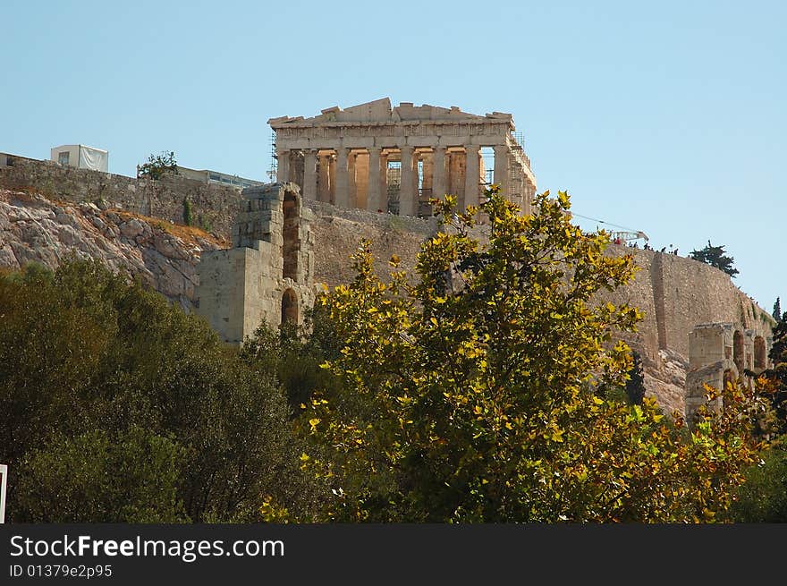 Parthenon On The Acropolis