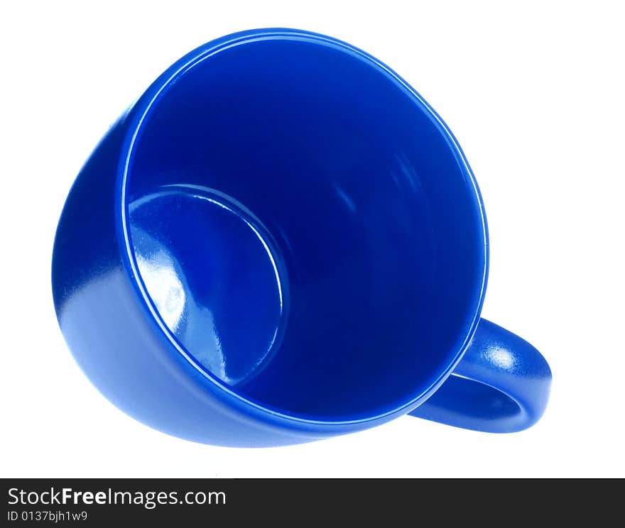 Coffee cup on white background