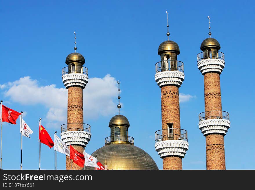 The Islamic building of sinkiang china