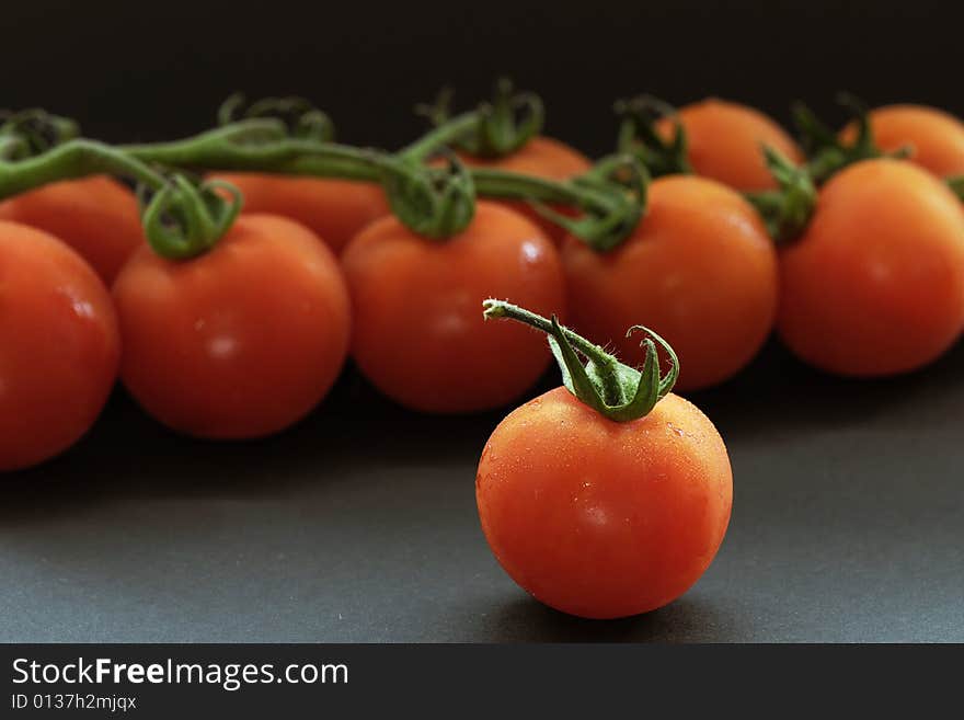 Outstanding tomato from the bunch. Outstanding tomato from the bunch