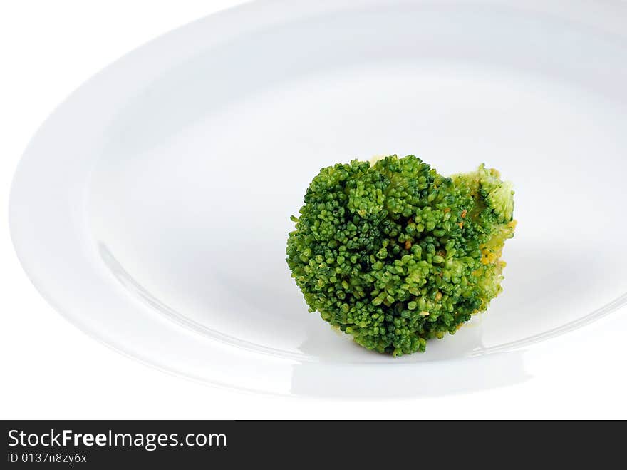 Broccoli On Plate