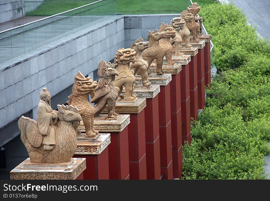 Chinese tradition sculpture from Beijing.