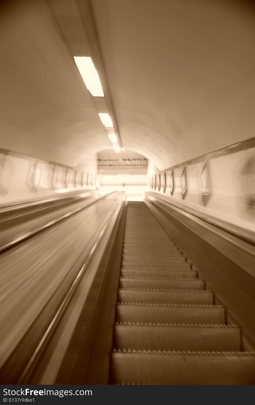 Beautiful Stairway in Antwerp Voetgangerstunnel. Beautiful Stairway in Antwerp Voetgangerstunnel