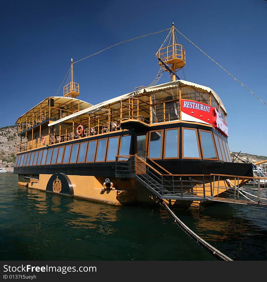 Restaurant on water