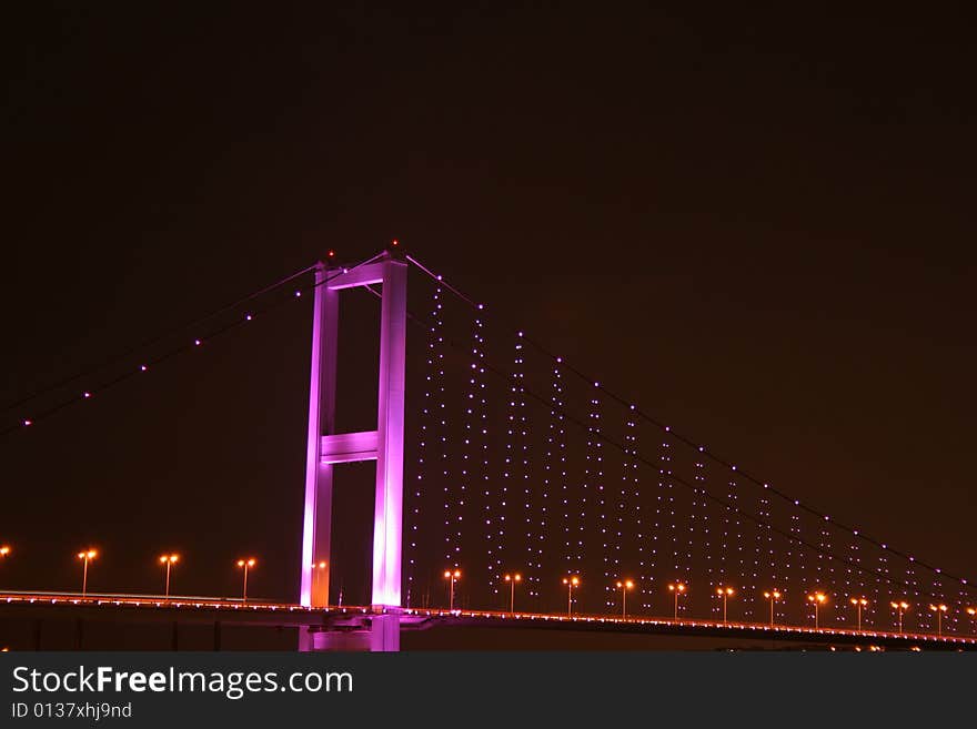 Bosphorus bridge at Night