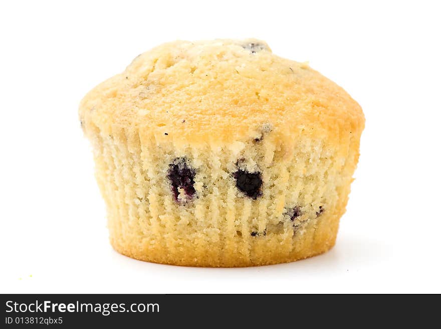 Muffin isolated on white background. Muffin isolated on white background