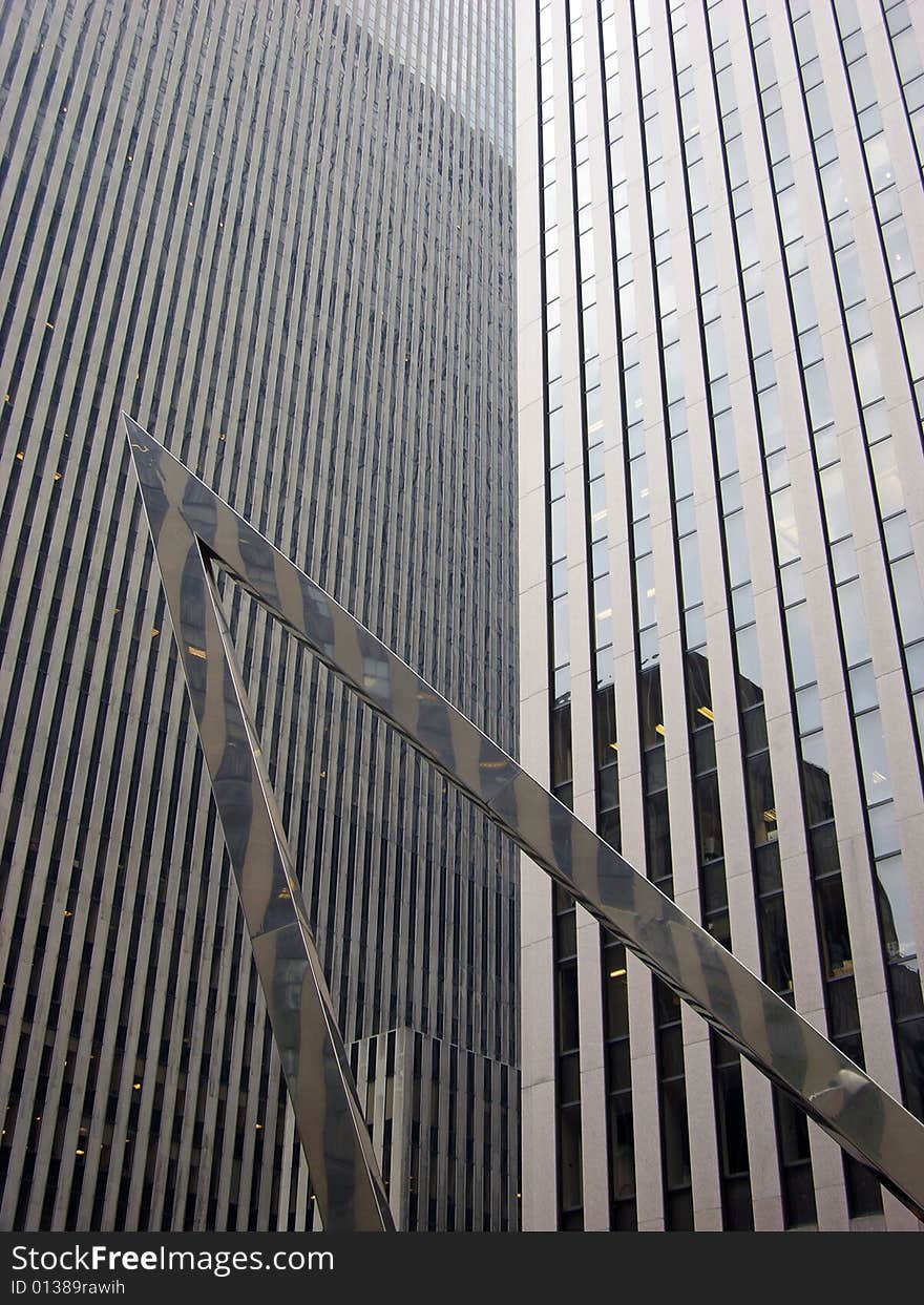 Windows of endless skyscrapers in Manhattan, New York City. Windows of endless skyscrapers in Manhattan, New York City.