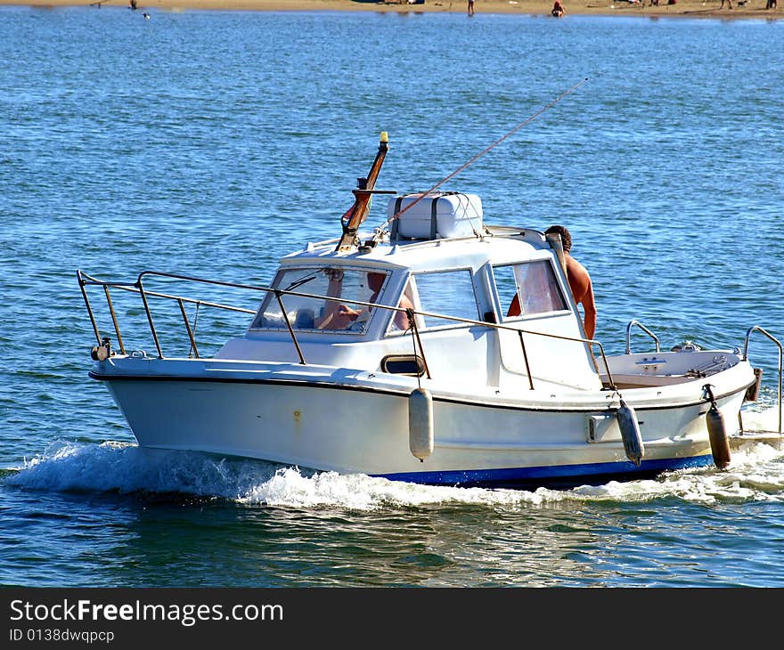 Little boat in the port