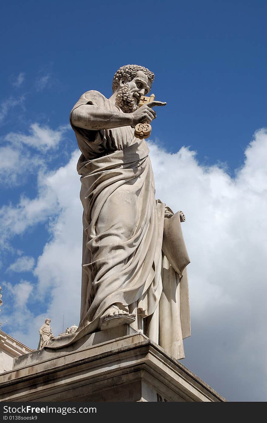 An image of the statue of Saint Peter in the Vatican City. An image of the statue of Saint Peter in the Vatican City.