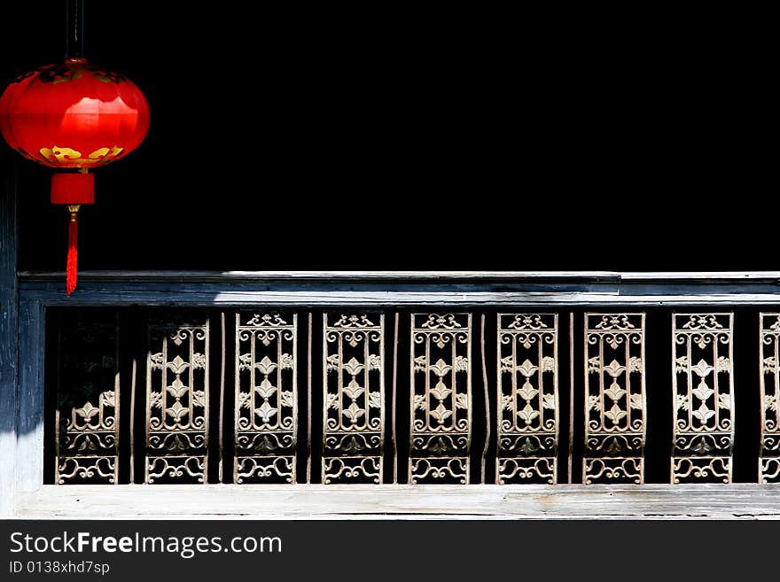 Under the sunlight shines the antique stockade. Under the sunlight shines the antique stockade