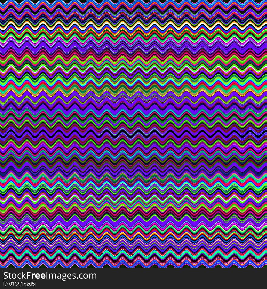 Colorful Waves Background