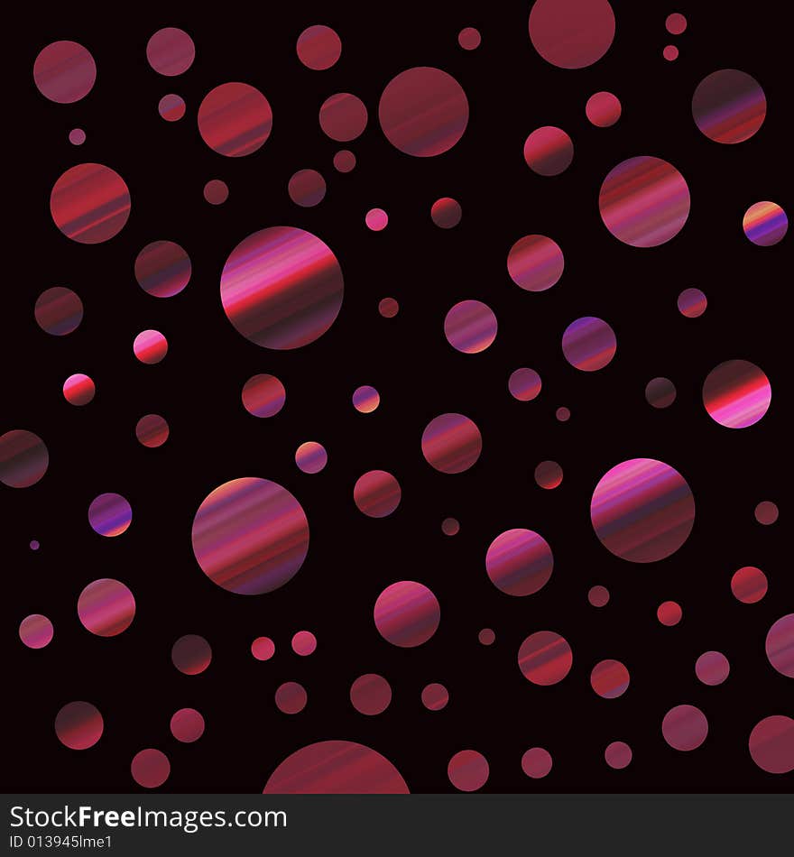 Patterned spots abstract background design