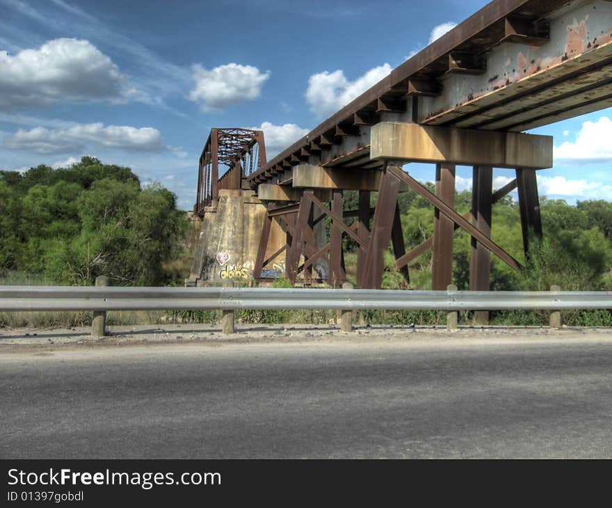 The old Luxello railway bridge, the town of luxello no longer exists. The old Luxello railway bridge, the town of luxello no longer exists.