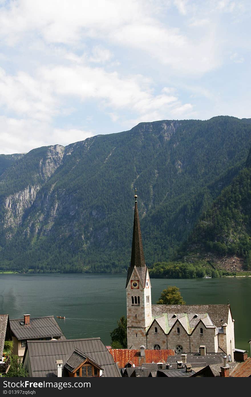 Landscape from Salzkammer, Austria in Europe