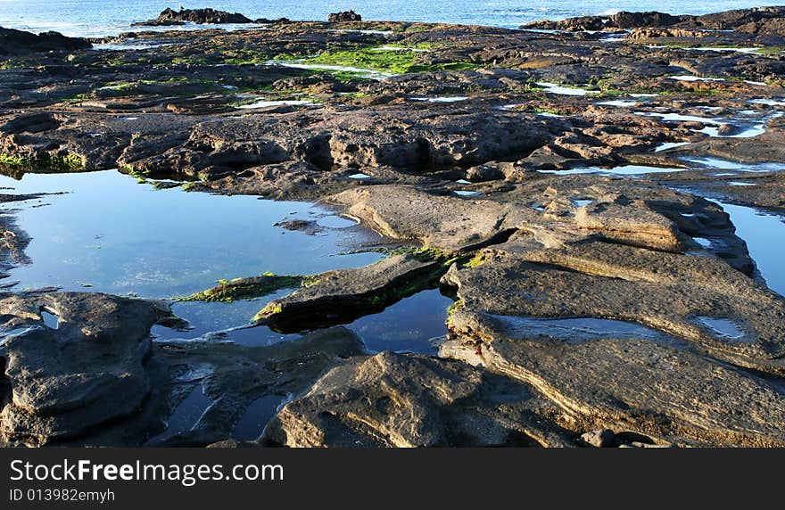 Volcanic Rock Shoreline