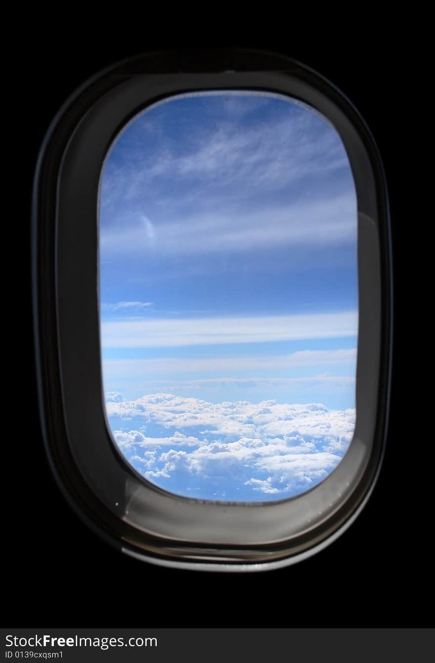 Blue sky and white clouds. Blue sky and white clouds