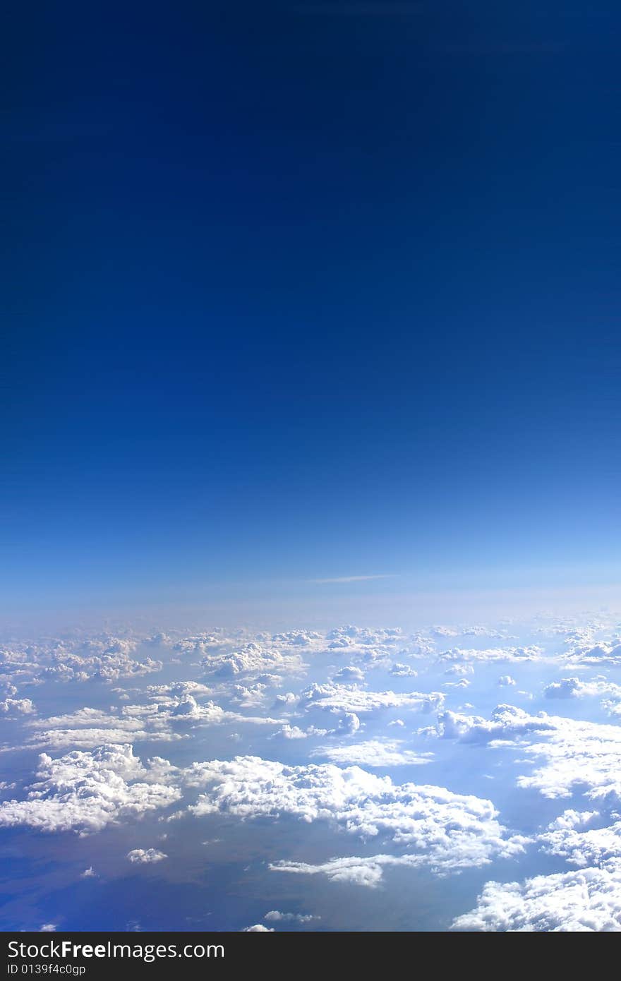 Blue sky and white clouds