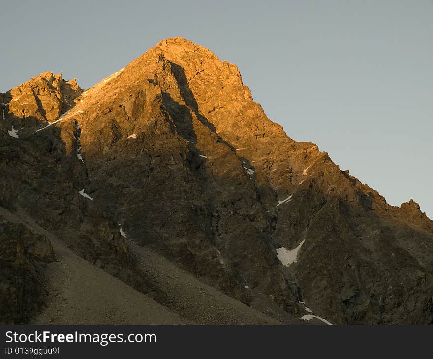 Mountains. Caucasus. Kabardino-Balkariya. Bezengi