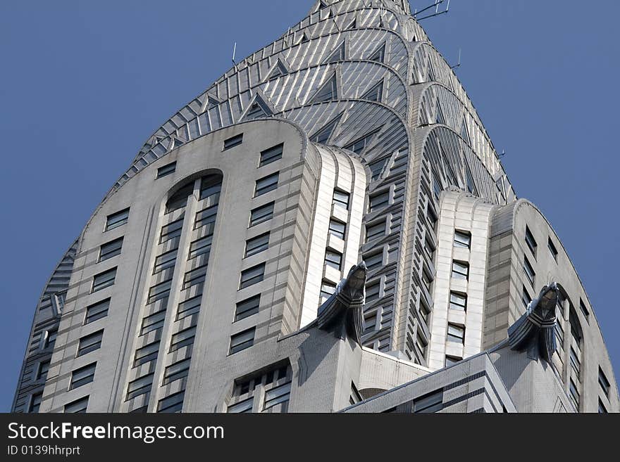 Close Up Of New York Skyscraper