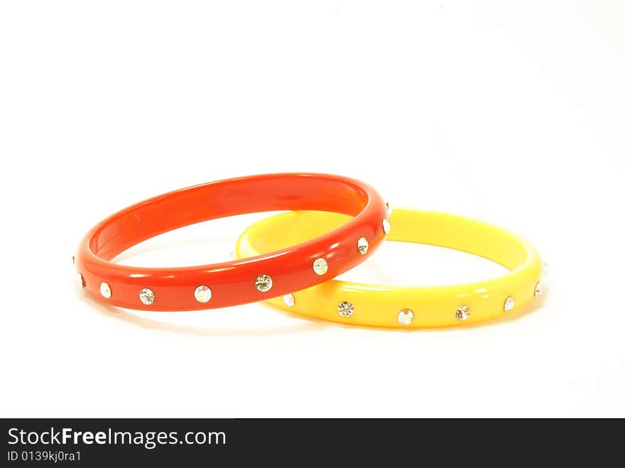 Red And Yellow Bracelets