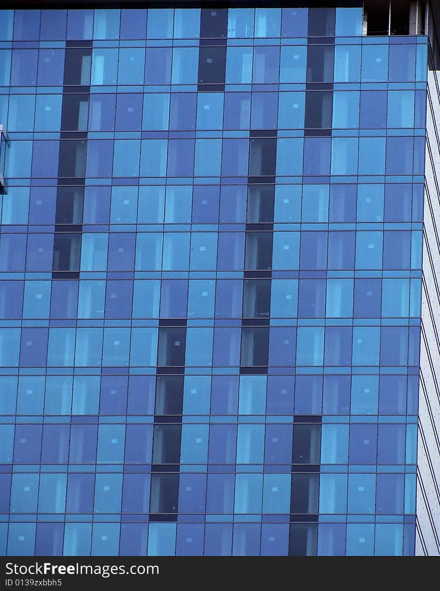 Blue Building under construction