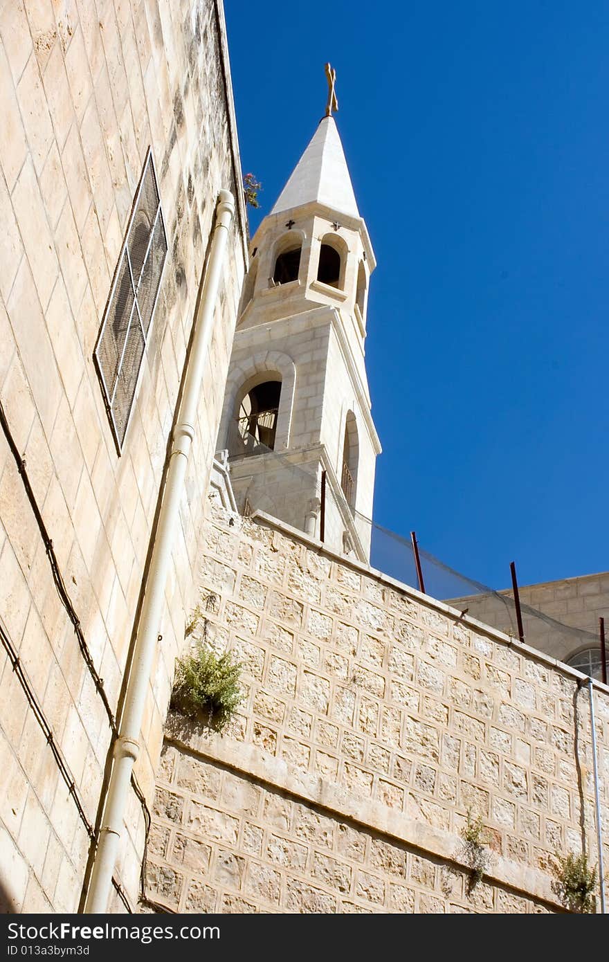 View of the antique Church, Jerusalem, Israel