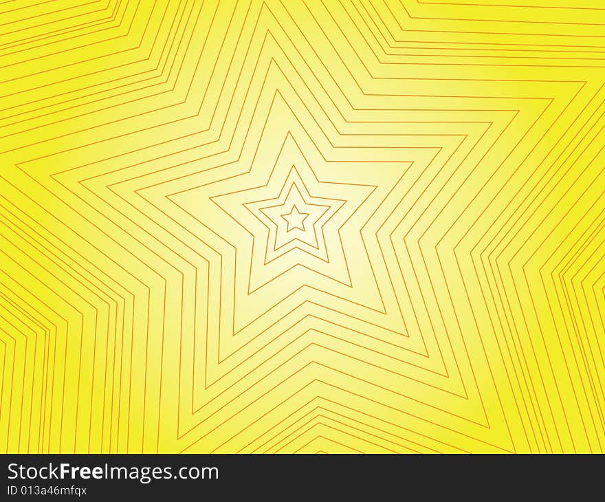 A vector illustration of a star pattern