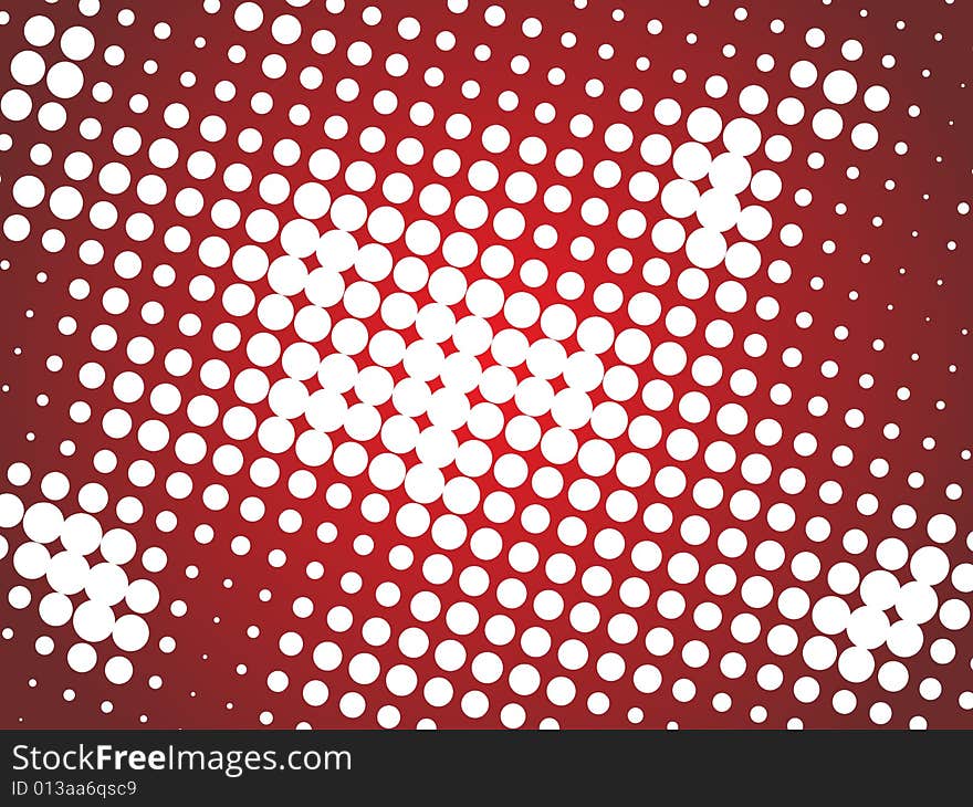 Abstract Halftone Background