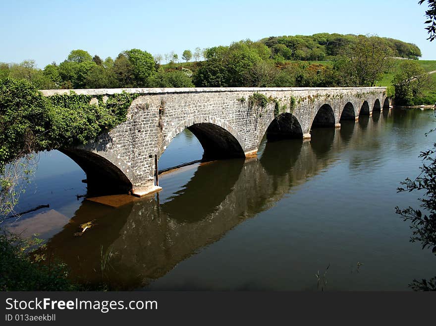 The bridge dates from the 1790s and is part of the South Pembroke coast. The bridge dates from the 1790s and is part of the South Pembroke coast