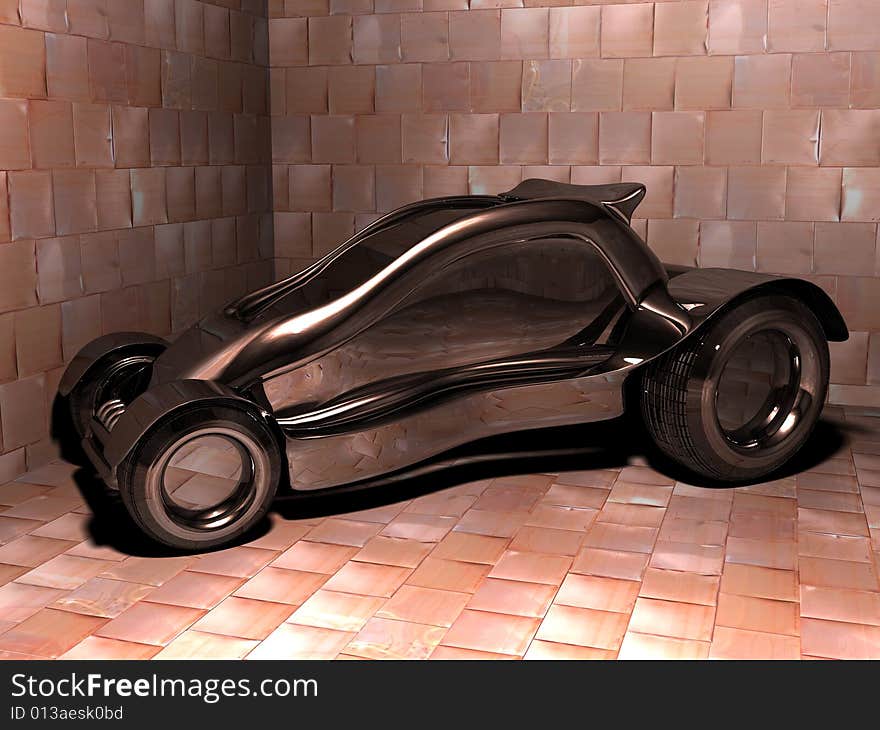 Image of a speed car. Image of a speed car