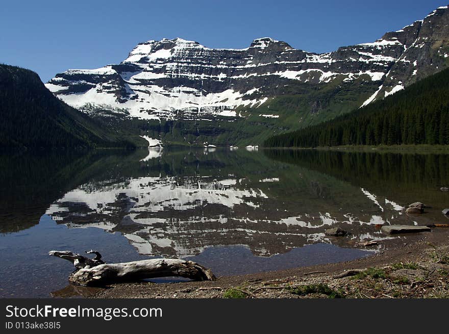 Beautiful Cameron Lake in Canada