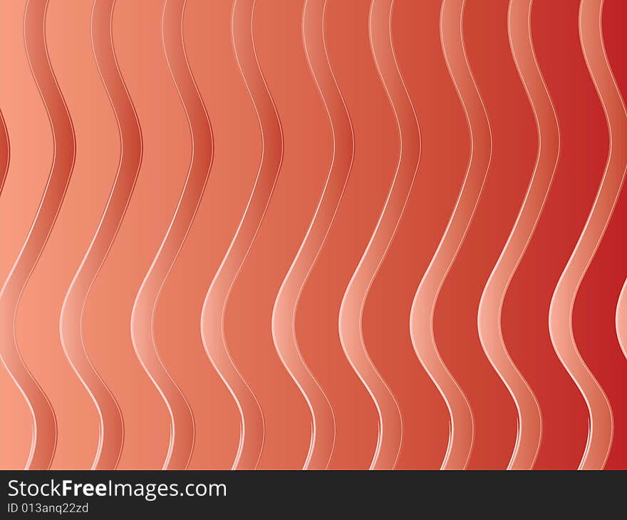 A vector illustration of a red strip pattern. A vector illustration of a red strip pattern