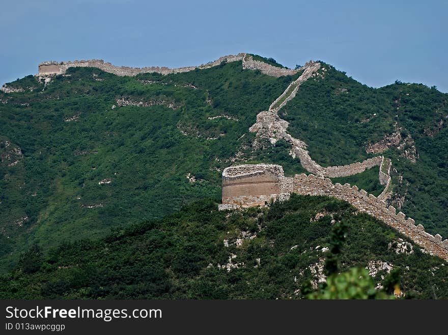 The great wall, hebei, china