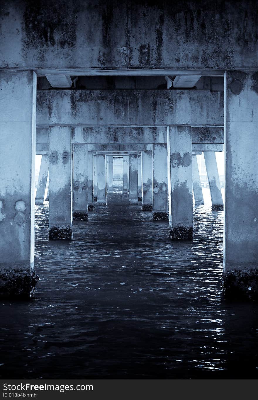 Bridge In Blue