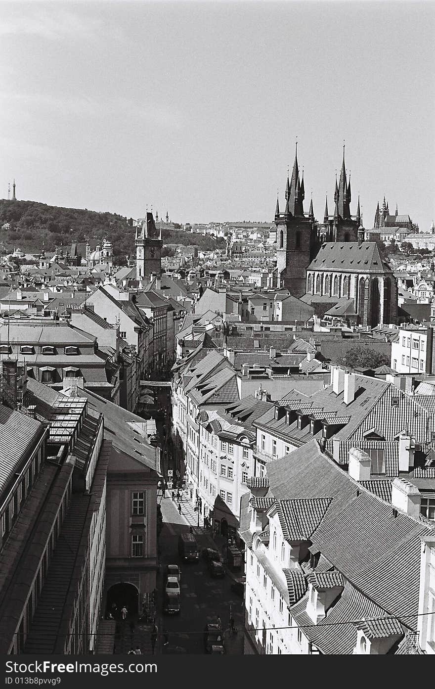 Roofs of houses