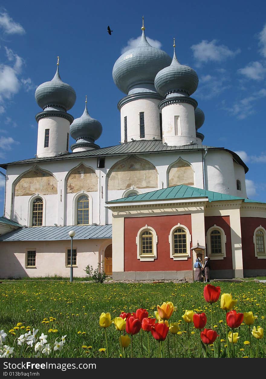 The Tikchvin Monastery. St.Petersburg region. Russia.