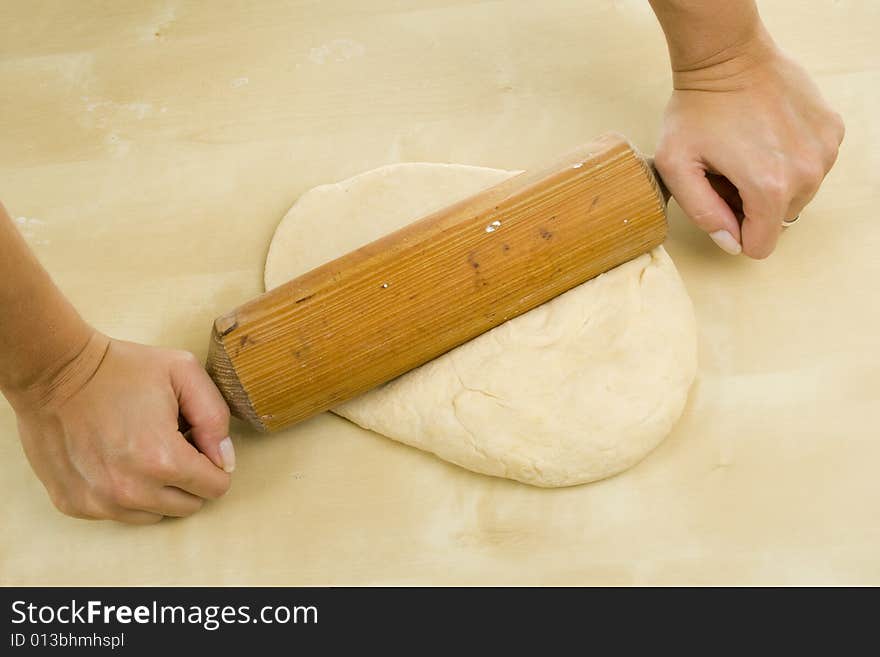 Pin out the dough