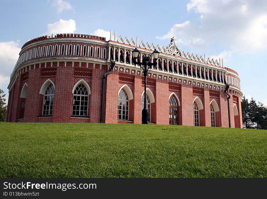 Reconstructed museum Tsaritsino. Moscow, Russia.