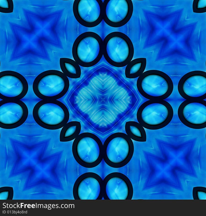 Black And Blue Tile Pattern Background 3